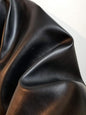NAT Leathers Black Pebblegrain Soft Faux Leather Fabric PU Sold by The Yard by NATLeathers