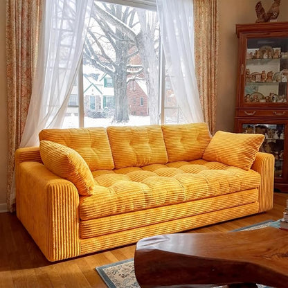 Homkdom 3 Seater Convertible Folding Sofa Bed, Pull Out Sleeper Sofa - Image 6