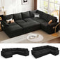 108 Inch Modular Sectional Sofa by Unknown