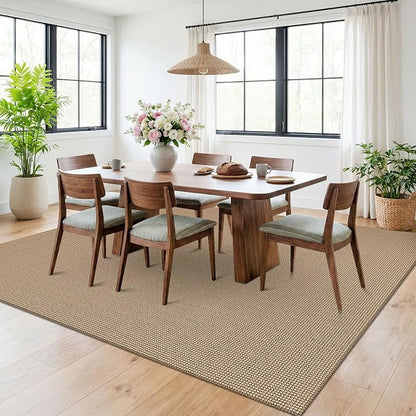 KOZYFLY Washable Area Rug 6x9 ft Rubber Backed Non Slip Rugs - Image 2