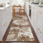 2x5 Brown Rug Runners for Hallways Kitchen Non Slip Washable Entryway Runner by Acapet