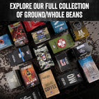 Black Rifle Coffee Company Ground Coffee Medium Roast - Roasted Blend Made from Pure Arabica Beans - Colombian & Brazilian Beans - Veteran Founded & American Made (Vintage Roast, 12oz Bag)