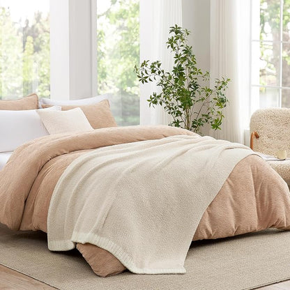 Snuggle Sac Buttery Ivory Bedding Blanket Twin Size 60x80, Super Soft Warm Cozy - Image 8