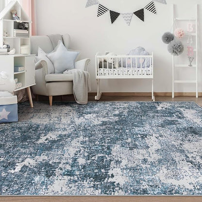 pmtsns Area Rugs 6x9 for Living Room: Washable Rug Modern Abstract Neutral Soft - Image 6