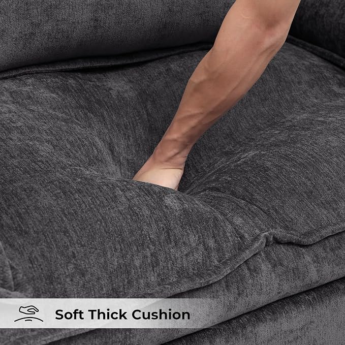 Oversized Accent Chair, Modern Upholstered Armchair Cloud Sofa Chair - Image 9
