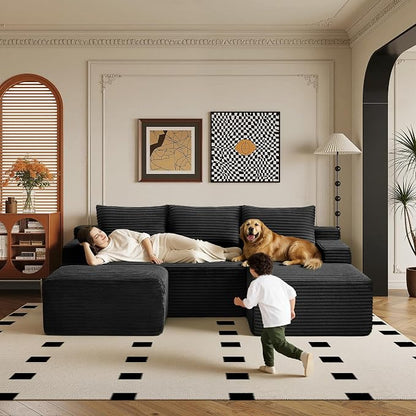 96" Sectional Couches for Living Room Cloud Couch Sofa - Image 5