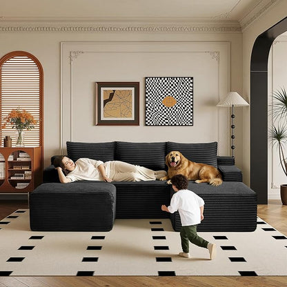 96" Sectional Couches for Living Room Cloud Couch Sofa - Image 7