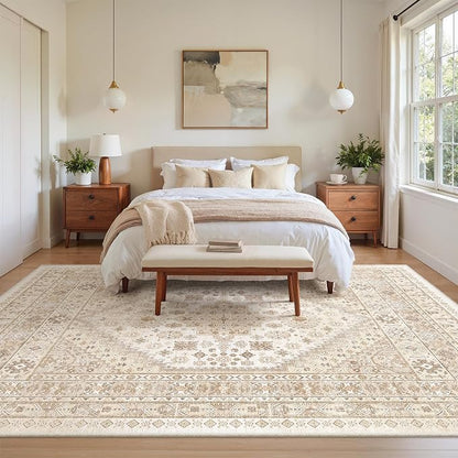 6x9 Area Rugs for Living Room, Large Washable Rug, Dining Room, Low Pile - Image 9