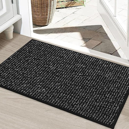 BEQHAUSE Dirt Trapper Door Mat 24" x 36", Non-Slip Washable Doormats, Low by BEQHAUSE