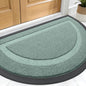 OLANLY Half Circle Front Door Mat Outside 33x21 All-Season Rubber Doormat | by OLANLY
