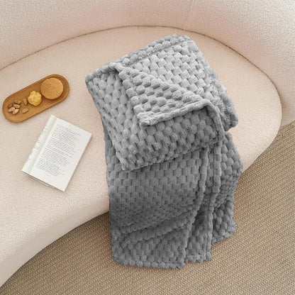 BEDELITE Grey Twin Blanket for Couch, Soft Cozy Gifts for Women, 60 * 80 | 3D - Image 6