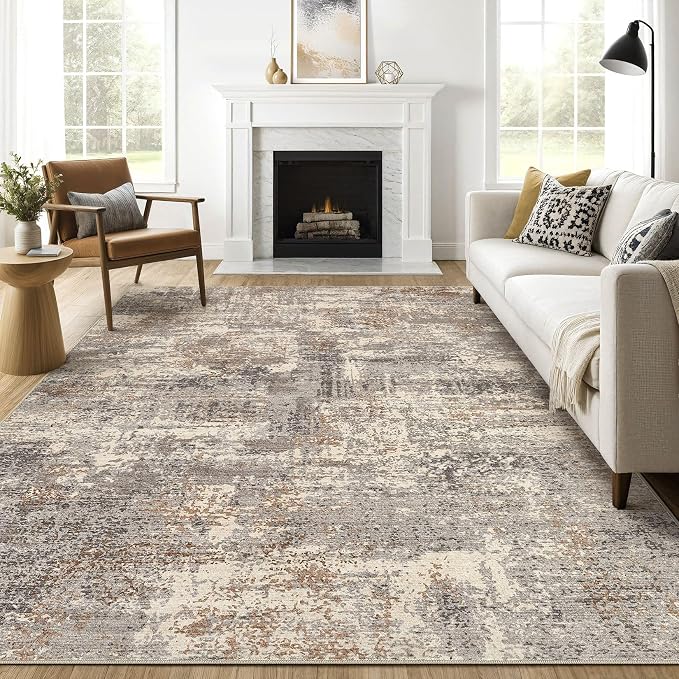 LOONGRUG 8x10 Area Rugs Washable Large Neutral Modern Living Room Rug | by LOONGRUG