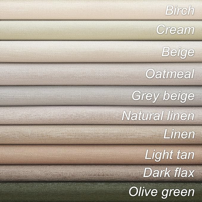 Topfinel 94 Inches Long Flax Custom Blackout Linen Curtains, Viral Pinch - Image 8