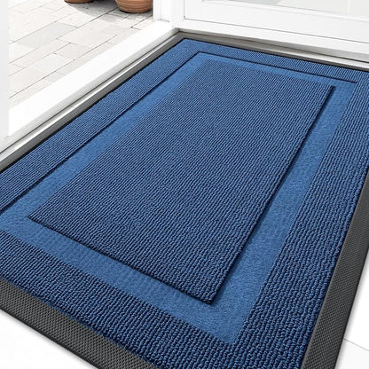 OLANLY Front Door Mat Outside 33x21, All-Season Heavy-Duty Rubber Doormat | by OLANLY