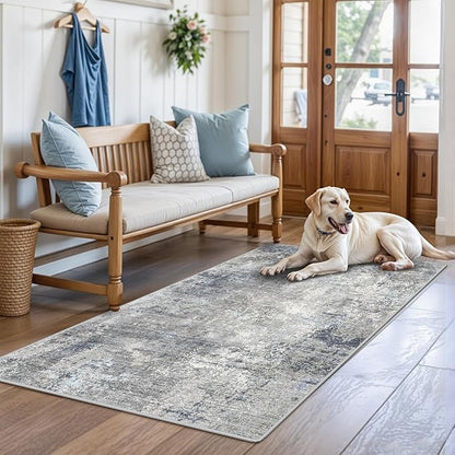 3x5 Washable Entryway Rug – Non-Slip Rubber Backed Small Area Rug - Image 4