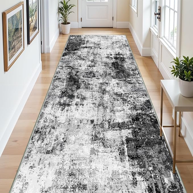 5x12 Runner Rug for Wide Hallway: Long Washable Runners for Entryway Living - Image 2