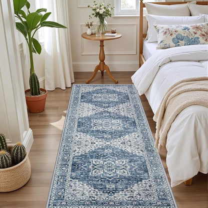 Hallway Runner Rug: 2.6x8 Kitchen Boho Rugs - Image 3