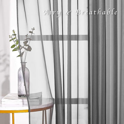 NICETOWN Sheer Voile Window Curtains - Image 6