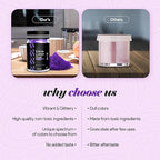 BeePoint Violet Edible Luster Dust 15g - Food Grade, Vibrant Color Shimmer Powdered Dust for Drinks, Cocktails, Cake Decorating, Baking, Chocolates, Candy, Sweets, & Cookies - Vegan & Gluten Free