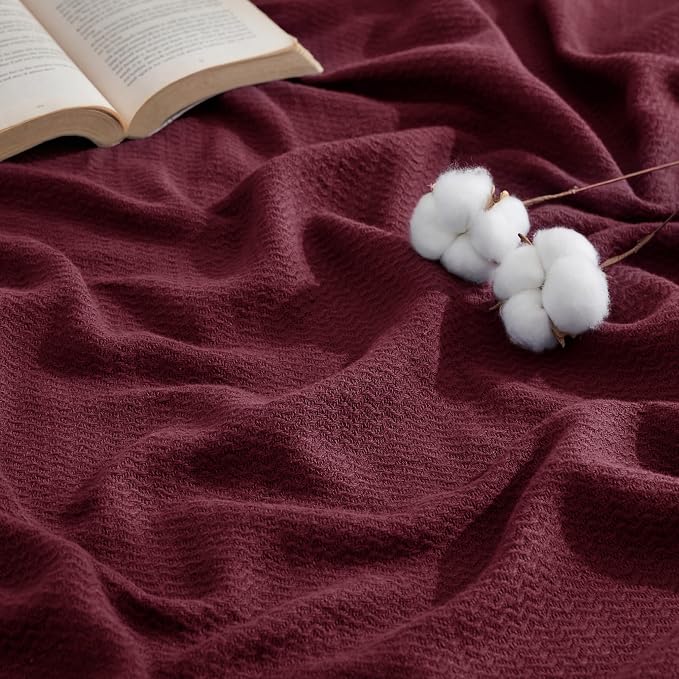 Bedsure GentleSoft 100% Cotton Blanket Queen Size by Unknown