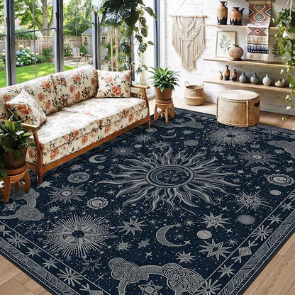 Vacuum-Friendly, 5x7 Washable Area Rug - Image 2