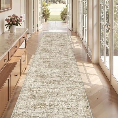 3x12 Runner Rug Non Slip, Washable Hallway Runner Rug, Living Room, Long Rug - Image 3