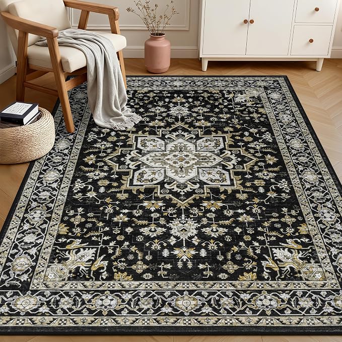 6x9 Area Rugs Living Room: Washable Rug - Image 3