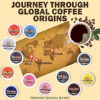 InfuSio Coffee Pods – 96 Count, Ethiopian Yirgacheffe (Light Roast Coffee) Single Serve Coffee Pods for Keurig K Cup® Brewers, Compatible with Keurig 2.0 Brewers