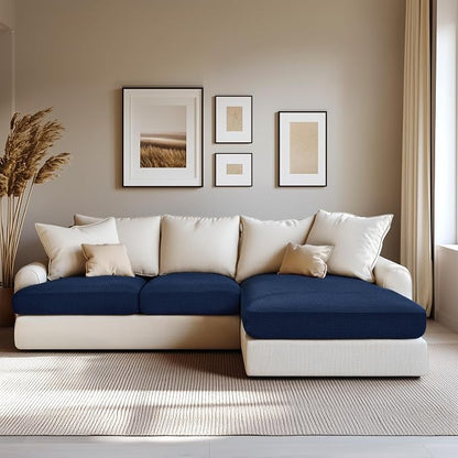 Hokway Stretch Chaise Cover Individual Couch Cushion Slipcovers Reversible - Image 2