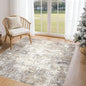UERMEI Square Area Rugs : Washable 5x5 Neutral Modern Abstract Carpet by UERMEI
