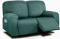 ULTICOR Reclining Loveseat Slipcover, 6-Piece Yarn Dyed Sofa Covers, 2 Seat by ULTICOR