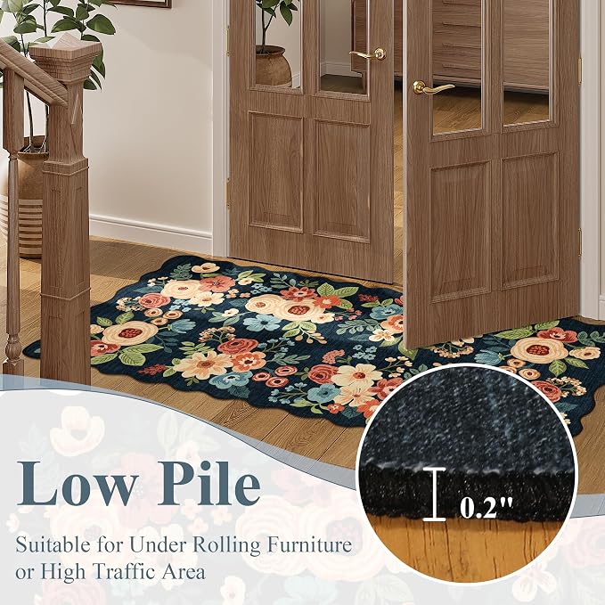 DUKINO 2x10 Runner Rug for Hallway, Washable Kitchen Rugs, Low Pile, Soft - Image 9