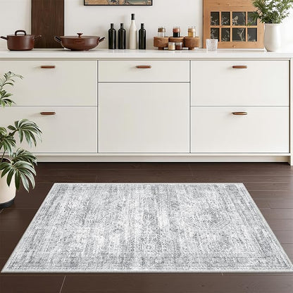 2x3 Rug Non Slip, Small Washable Entryway Rug, Runner - Image 5