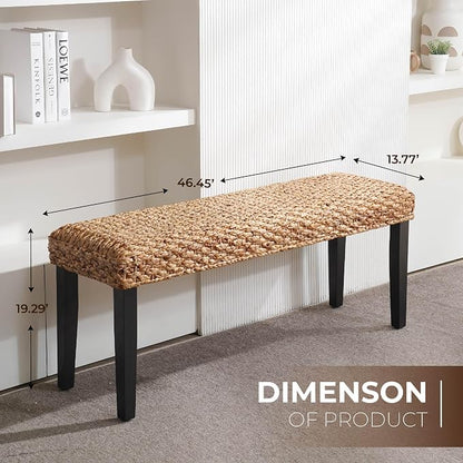 Solid Wood Acacia Indoor Bench - Image 2