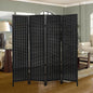 Roundhill Furniture Inkwell 4-Panel Bamboo Room Divider, Folding Portable by RoundhillFurniture