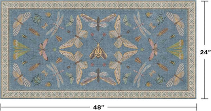 Dusty Blue Bathroom Rug 2x4 - Image 2
