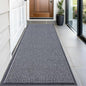 OLANLY Front Door Mat 59x23, Waterproof Heavy-Duty Indoor Outdoor Doormat | Grey by OLANLY