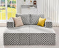 Hobestluk Modular Sectional Sofa Memory Foam Couch Sofa Bed Loveseat by YourHomeDeservesMore