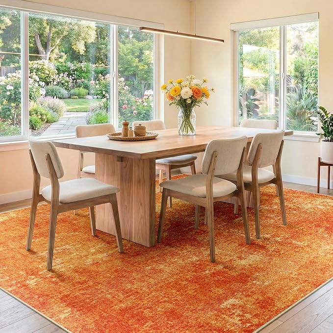 RELEANY Washable 5'x7' Abstract Area Rug - Image 3