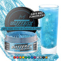 MONÉGASQUE Skyline Blue Edible Glitter for Drinks 10g – Blue Edible Glitter for Cakes & Halloween Cupcakes - Champagne, Beverage, & Cocktail Drink - Food Decorating Sprinkles & Cake Decorations Spray