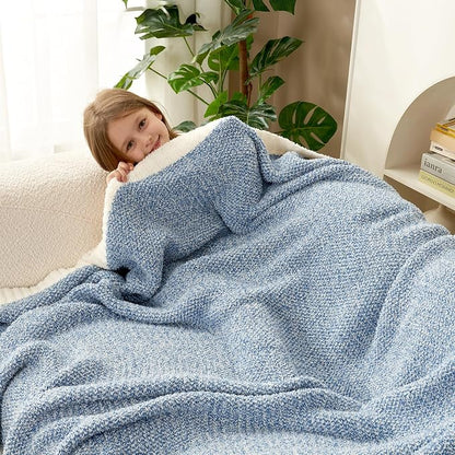 Snuggle Sac Blue Throw Blankets - Image 7