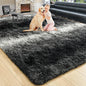 6x9 Large Black and White Fluffy Area Rug Non-Slip by ModernHomeDecor