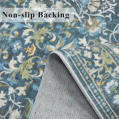 Washable 3x5 Entryway Area Rugs: Ultra Soft Low Pile Carpet - Image 4