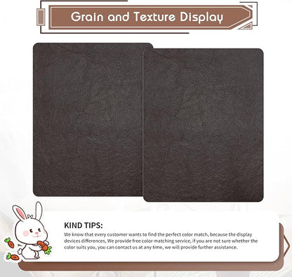 KING MOUNTAIN Leather Repair Patch, 2 Packs 9 x 11 Inches self Adhesive Leather - Image 2