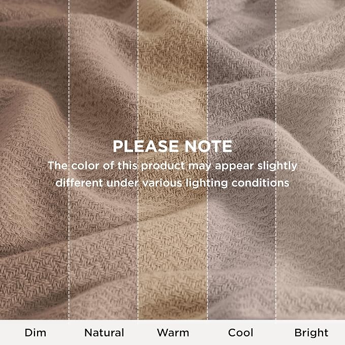 Bedsure GentleSoft 100% Cotton Blanket Queen Size - Image 8