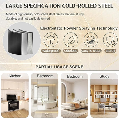 GAIOUS 75.2" Tall Metal Kitchen Pantry Storage Cabinets - Image 7