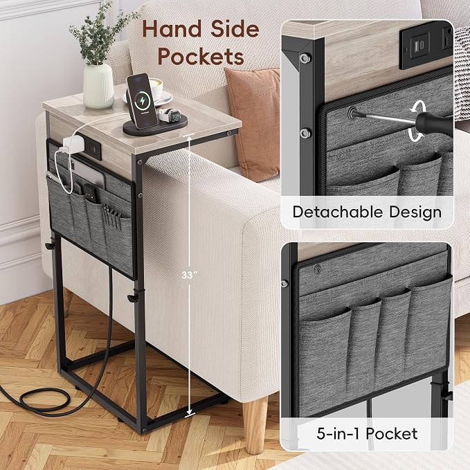 Vagusicc C-Shaped End Table - Image 6