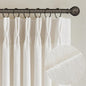 Natural Pinch Pleated Linen Semi Sheer 84 Inch Curtains 2 Panels | Pinch Pleat by Twodrapes
