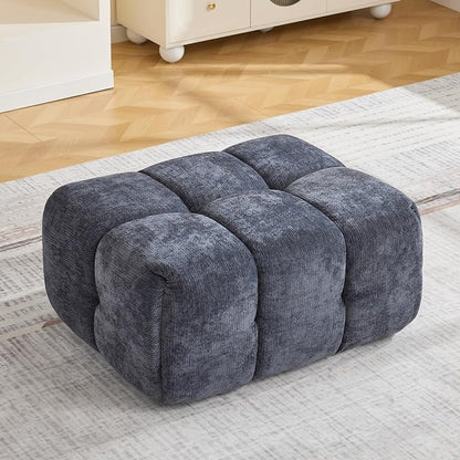 Large Boneless Ottoman, Upholstered Cloud Ottomans by CACFTII