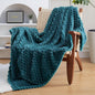 EXQ Home Soft Fleece Full Blanket – Cozy Lightweight 3D Imitation Turtle Shell by EXQHomeTexitleCoLtd
